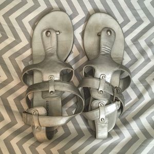 Silver Size 9.5 Montego Bay Club Sandals